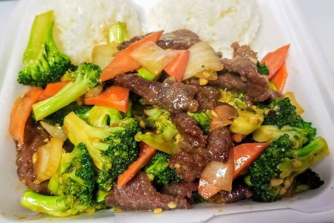 Order Ch.Teriyaki + Broccoli Beef food online from Koko's store, Dupont on bringmethat.com