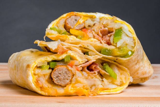 Order Combo Breakfast Burrito food online from Egghead Breakfast Burritos store, Indianapolis on bringmethat.com