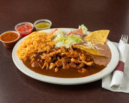 Order Pechuga en Mole food online from Los Burritos Tapatios store, Naperville on bringmethat.com