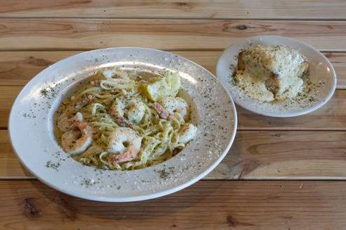Order Shrimp Scampi food online from Emilios Pizzeria & Restaurante store, Saint Cloud on bringmethat.com