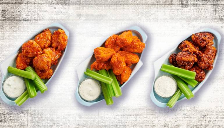 Order Boneless Wings food online from Pasqually's Pizza & Wings store, N Little Rock on bringmethat.com