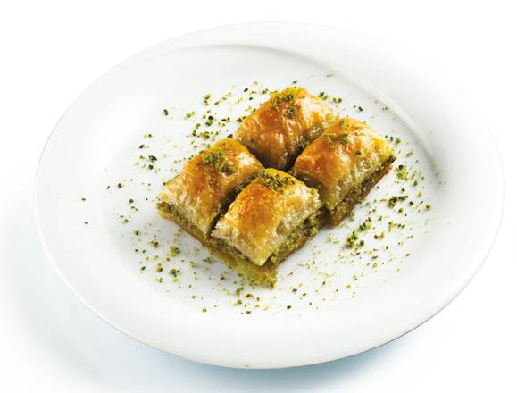 Order Baklava With Double Pistachio 1LB food online from Aroma Market Online store, San Francisco on bringmethat.com