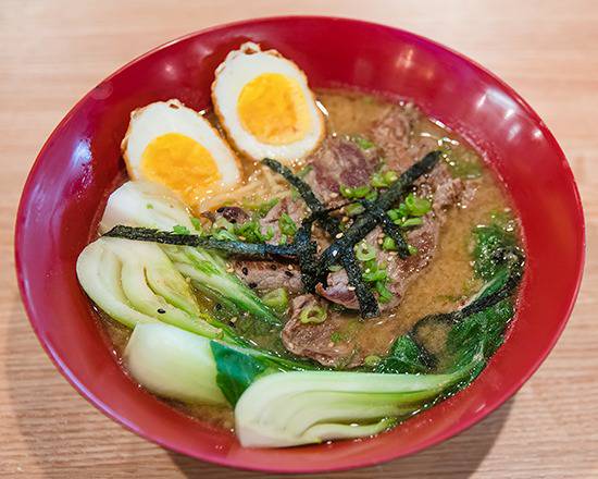 Order Beef Ramen Noodle Soup food online from Kyoto Sushi & Grill store, Orlando on bringmethat.com