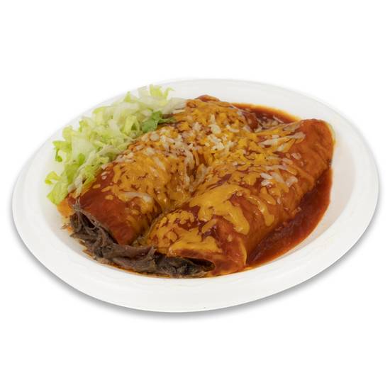 Order Beef Enchiladas food online from Viva Burrito Co. store, Lakewood on bringmethat.com