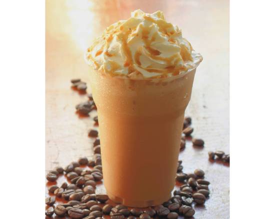 Order Caramel Blended Ice Coffee food online from Jewel Or Juice store, Honolulu on bringmethat.com