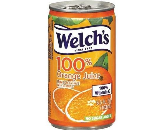 Order Welch’s Orange 100% Juice 5.5oz food online from Turbo Merce store, Alpharetta on bringmethat.com