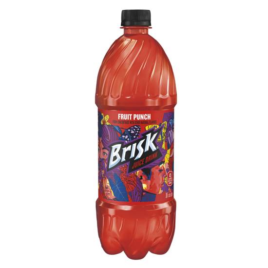 Order Brisk Fruit Punch 1L Btl food online from Everyday Needs by Gopuff store, Coral Gables on bringmethat.com
