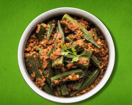 Order Old School Okra(Vegan) food online from Tick-Tock Tikka House store, Arlington on bringmethat.com