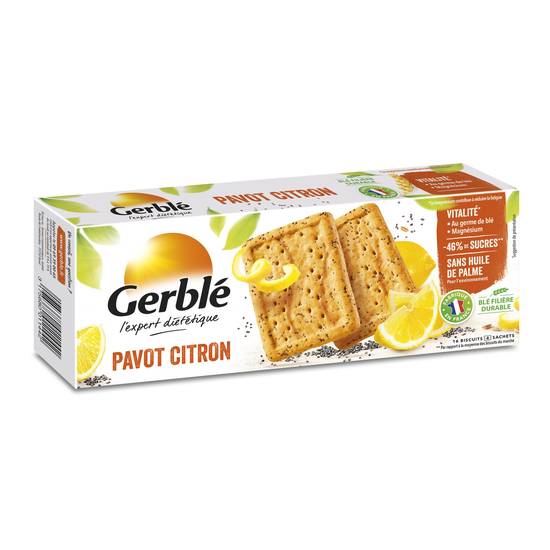 Biscuit pavot citron Gerblé 200 gr