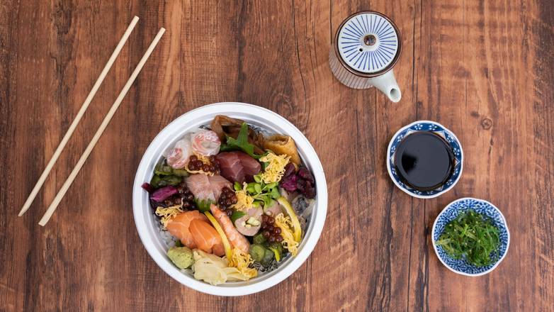 Order Chirashi food online from Tsunami Panhandle store, San Francisco on bringmethat.com