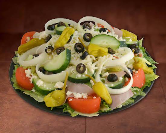 Order Large Greek Salad food online from Hungry Howie's Pizza store, Casselberry on bringmethat.com