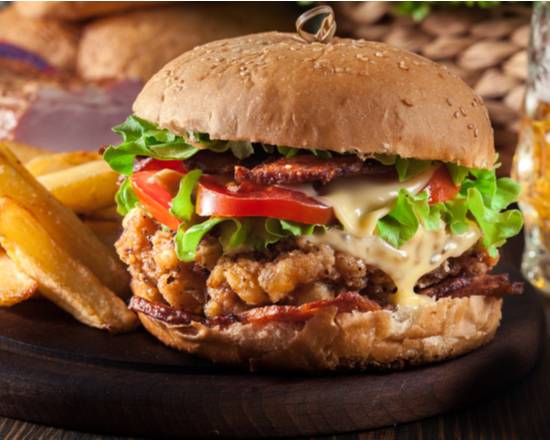 Order The Bacon & Grilled Chicken Burger food online from Mrbeast Burger store, White Oak on bringmethat.com