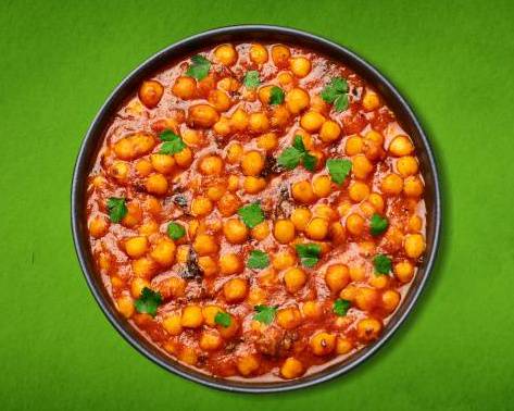 Order Savory Potato & Chickpeas (Vegan) food online from Tick-Tock Tikka House store, Arlington on bringmethat.com