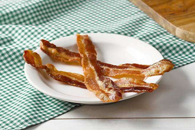 Order Thick-sliced Bacon   food online from The Pancake Kitchen By Cracker Barrel store, Nashville on bringmethat.com