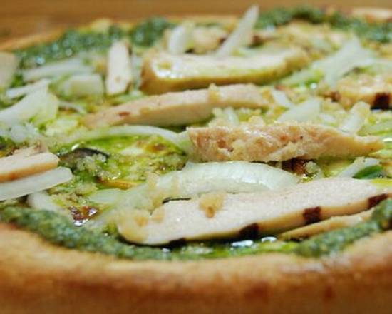 Order Pesto Chicken Special Pizza (16" Extra-Large) food online from Stefano's Pizza store, Mill Valley on bringmethat.com