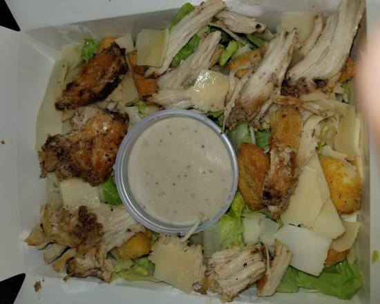 Order Chicken Caesar Salad food online from Nobhill Pizza & Shawerma store, San Francisco on bringmethat.com