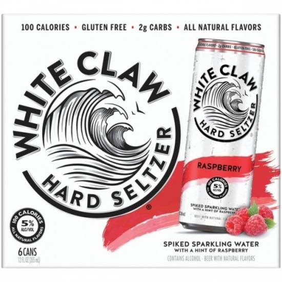 Order Whiteclaw Raspberry food online from Santa Monica Liquor store, Santa Monica on bringmethat.com