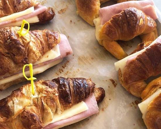Order Large Ham & Cheese Croissant food online from Panizza store, Miami Beach on bringmethat.com
