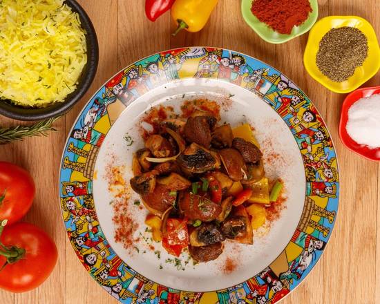 Order Mush(room) of a good thing (Tibs) food online from Embrace Ethiopia store, San Francisco on bringmethat.com