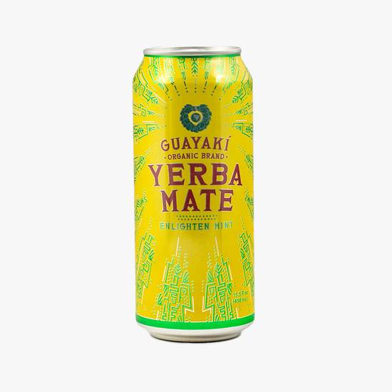 Order Guayaki Yerba Mate Enlighten Mint food online from The Village Store store, San Diego on bringmethat.com