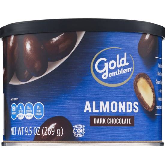 Order Gold Emblem Dark Chocolate Covered Almonds, 9.5 OZ food online from Cvs store, LINCOLN on bringmethat.com
