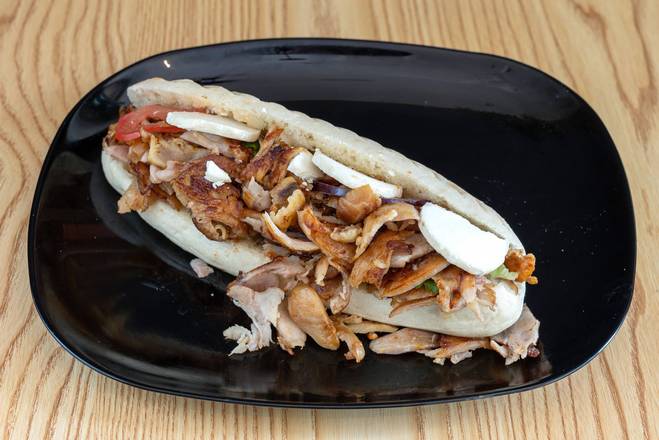 Menu sandwich cheese kebab