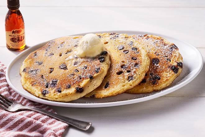 Order Chocolate Chip Pancakes – Three food online from The Pancake Kitchen By Cracker Barrel store, Topeka on bringmethat.com