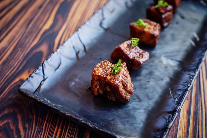 Order Pork Belly Burnt Ends food online from Smokecraft Modern Barbecue store, Arlington on bringmethat.com