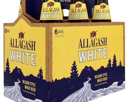 Order Allagash White 6pk-12oz (5.2% ABV) food online from Silver Liquor Market store, Los Angeles on bringmethat.com