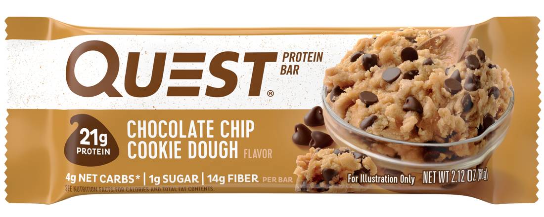 Order Quest Nutrition Protein Bar, Chocolate Chip Cookie Dough food online from Cvs store, LINCOLN on bringmethat.com