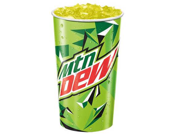 Order Mountain Dew 32oz  food online from Ben Soft Pretzels store, Warsaw on bringmethat.com