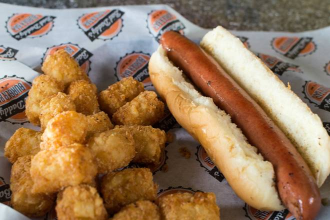 Order Kids Hot Dog food online from #204 Bad Daddy Burger Bar store, Greenwood Village on bringmethat.com