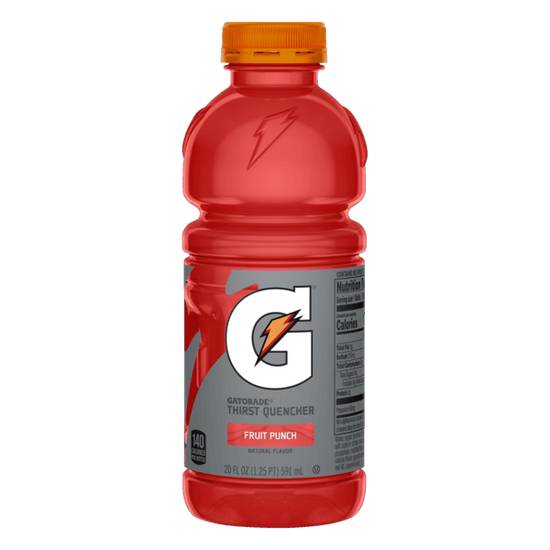 Order Gatorade Fruit Punch Wide Mouth 20oz  food online from Casey store, Van Buren on bringmethat.com