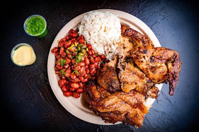 Order 1/2 Chicken (White Meat Only) food online from El Pollo Rico store, Silver Spring on bringmethat.com