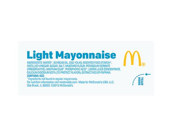 Order Lite Mayo Packet food online from Mcdonald's® store, ROCK HILL on bringmethat.com