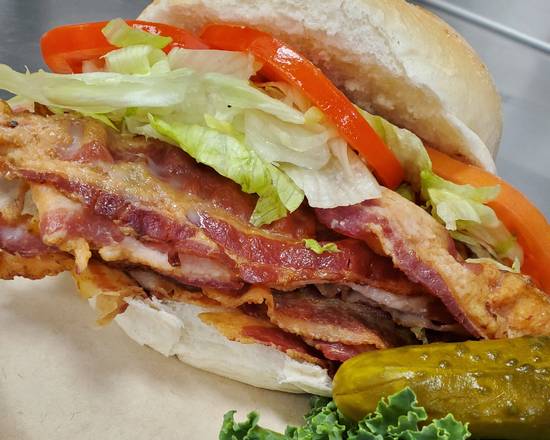 Order B.L.T Sandwich food online from Long Island Bagel Cafe store, Scarsdale on bringmethat.com