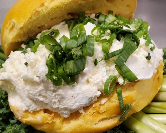 Order Scallion Cream Cheese food online from Long Island Bagel Cafe store, Bellmore on bringmethat.com