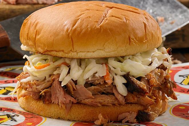 Order SMOTHERED PORK SANDWICH food online from Shane Rib Shack store, Norcross on bringmethat.com