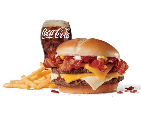 Order Large Bacon Ultimate Cheeseburger™  Combo food online from Jack In The Box store, Castaic on bringmethat.com