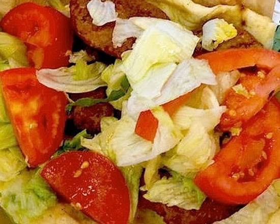 Order Falafel Sandwich food online from Papa Cristos Taverna store, Los Angeles on bringmethat.com