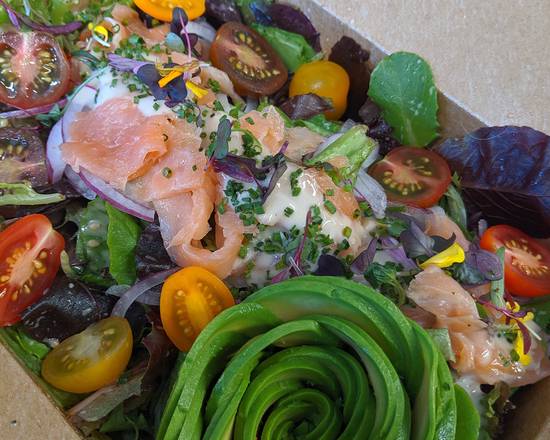 Order Salmon Miso Salad food online from Spro Mission Bay store, San Francisco on bringmethat.com