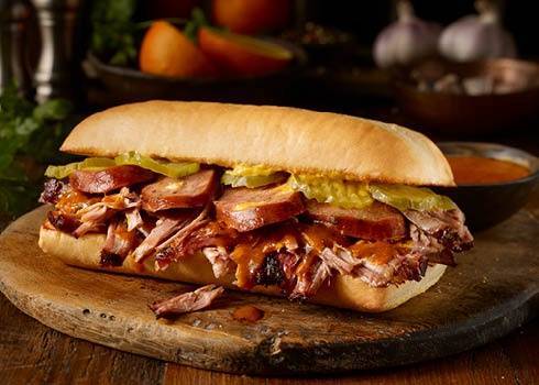 Order Cueban Sandwich food online from Dickey Barbecue Pit store, Orlando on bringmethat.com