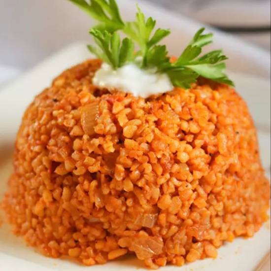 Order Bulghur & Tomato  VG food online from Mediterraneaneat All With Olive Oil store, Dallas on bringmethat.com
