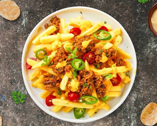 Order Chili Billy Cheese Fries food online from The Bar Tenders store, Austell on bringmethat.com