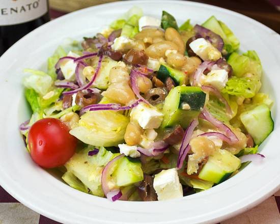 Order Greek Salad food online from Eddie's Italian Eatery store, Claremont on bringmethat.com