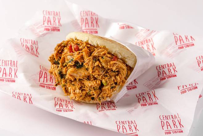 Order Arepa Shredded chicken food online from Central Park Food Station store, Doral on bringmethat.com