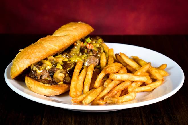 Order Avalanche Steak Sandwich food online from Aspen Creek Grill store, Noblesville on bringmethat.com