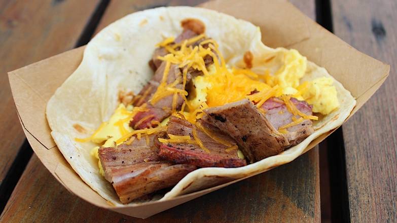 Order Brisket, Egg and Cheese food online from R Taco store, Minneapolis on bringmethat.com