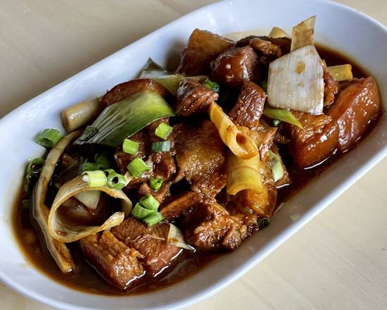 Order Red Braised Pork Belly 红烧肉 food online from Johnny Carinos Italian Restaurant store, San Antonio on bringmethat.com