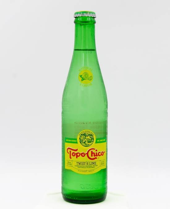 Order Topo chico 12oz glass bottle food online from Wing Master store, San Antonio on bringmethat.com